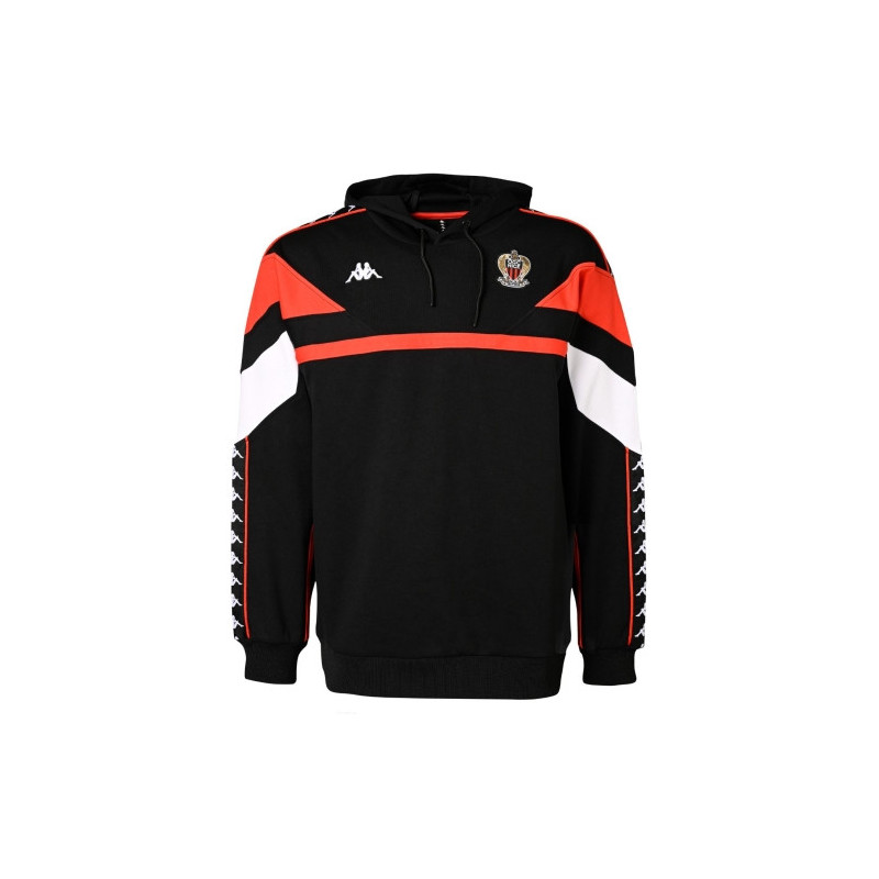Sweat à Capuche OGC Nice Sortie Joueur 2025/2026 Noir
